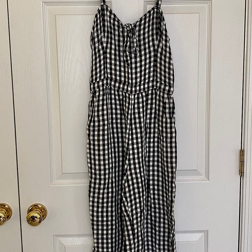 Hollister Gingham Jumpsuit